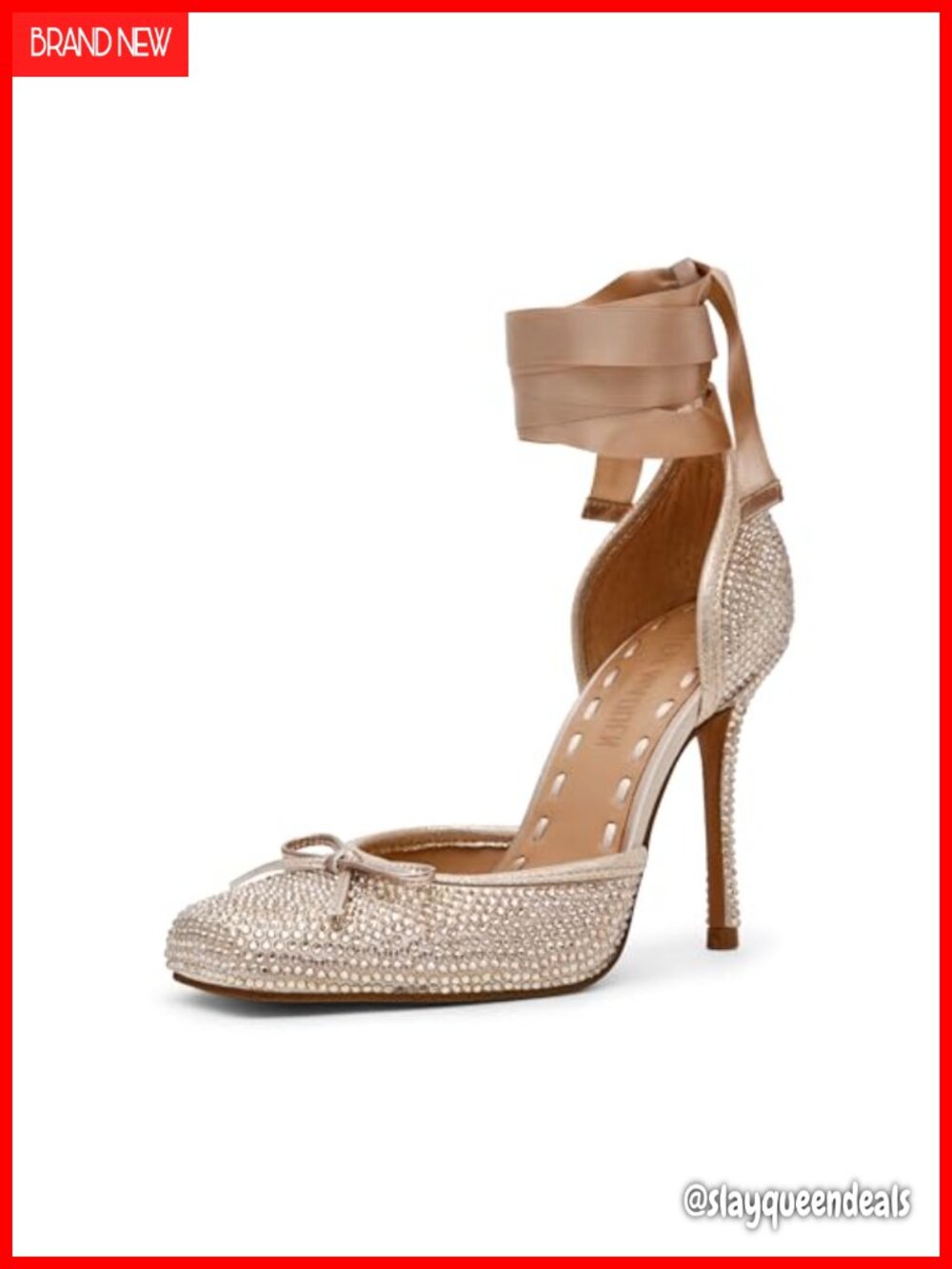 Steve Madden Larina Square Toe Lace-Up Stiletto Pump Party Heel